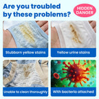 Underwear & Fabric Stain Remover Liquid - Removes Urine, Sweat & Yellowing Stains, Deep Cleans & Deodorizes, Gentle on Delicate Fabrics, Daily Intimate Clothing Care Detergent