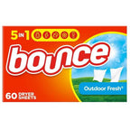 Fresh Scent Laundry Dryer Sheets 58 Count Value Pack – Everyday Fabric Softener & Static Control for Clothes, Linens & Household Fabrics with Outdoor-Inspired Fragrance