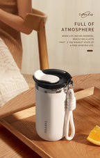 Insulated Travel Mug 16.91oz 304 Stainless Steel Vacuum – Leak-Proof Non-Slip Portable Coffee Cup for Indoor & Outdoor, Winter Holiday Gift