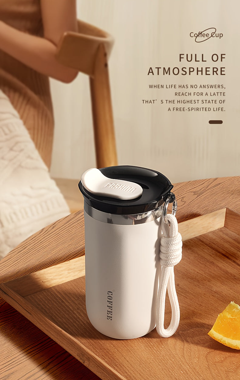 Insulated Travel Mug 16.91oz 304 Stainless Steel Vacuum – Leak-Proof Non-Slip Portable Coffee Cup for Indoor & Outdoor, Winter Holiday Gift