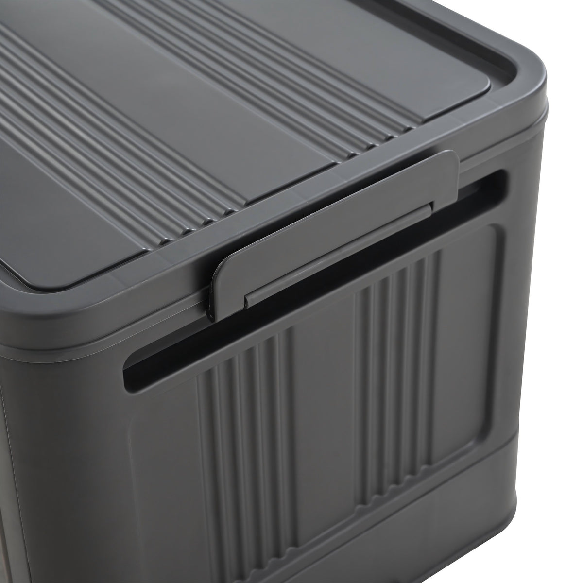 Collapsible Storage Locker with Locking Wheels – 4/5 Tier Double Door Plastic Bin Organizer, Stackable Space-Saving Storage Cabinet for Closet, Dorm, Office, Garage, Bedroom & Gym