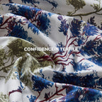 Floral Sheet Set – 4-Piece Soft Fitted & Flat Sheets with Pillowcases, Wrinkle-Resistant Bedding