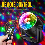Party Lights with Remote Control, Disco Ball Strobe DJ Light for Dance Parties, Birthday Decorations & Home Room – Music Sync LED Effect – 2 or 4 Pack