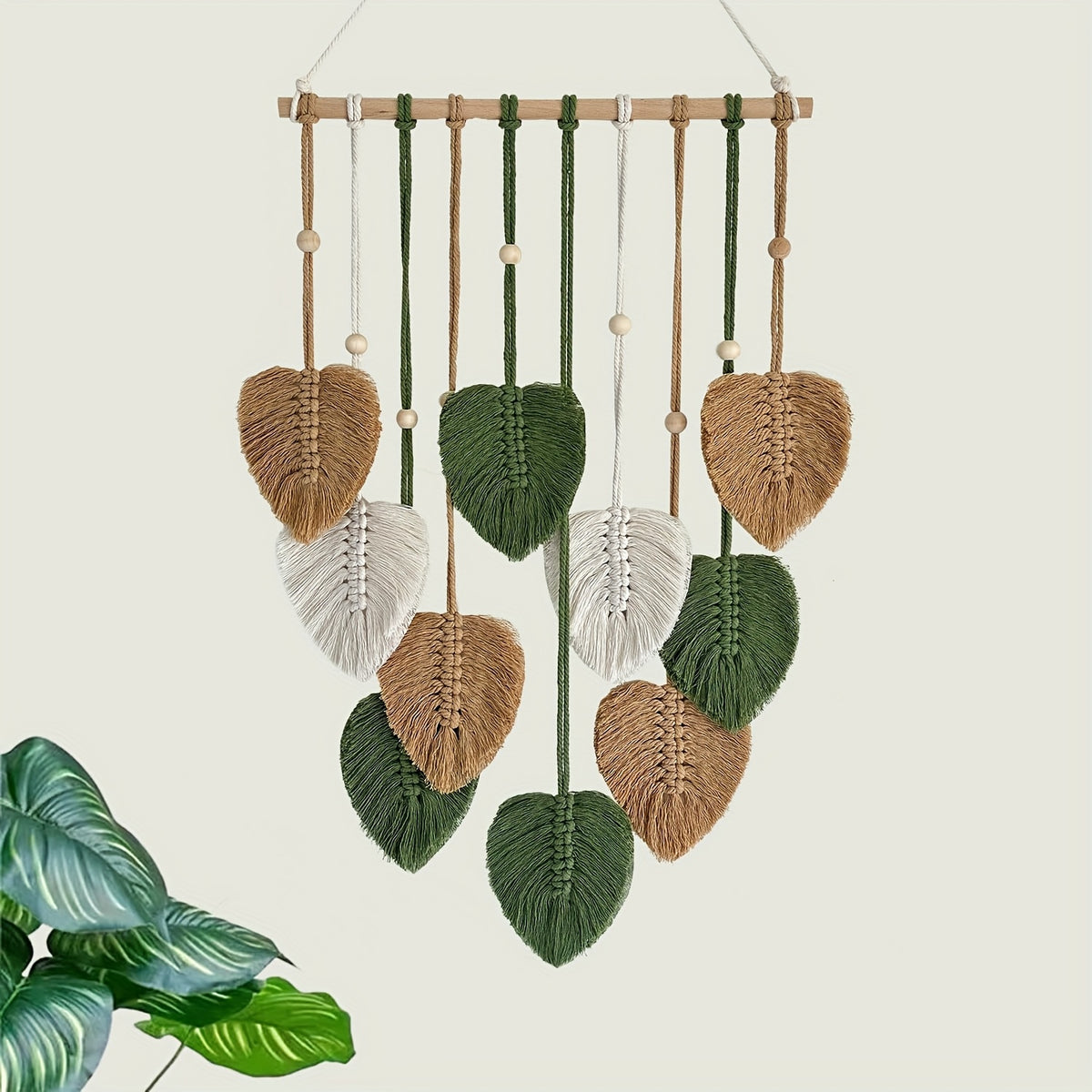Bohemian Safari Tapestry Wall Decor Nature Green Theme Boho Wall Art Hanging for Bedroom Living Room Office Classroom Home Decoration Gift