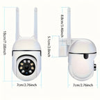 2-Pack 3MP 5GHz WiFi Security Camera Outdoor IP54 Waterproof Night Vision Motion Detection 2-Way Audio Remote App Surveillance Home Business