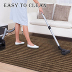Runner Rug for Hallway Entryway Kitchen – Indoor Outdoor Non-Slip Rubber Backing, 200+ Custom Sizes, 8 Colors, Stain Resistant Low Pile Carpet Runner