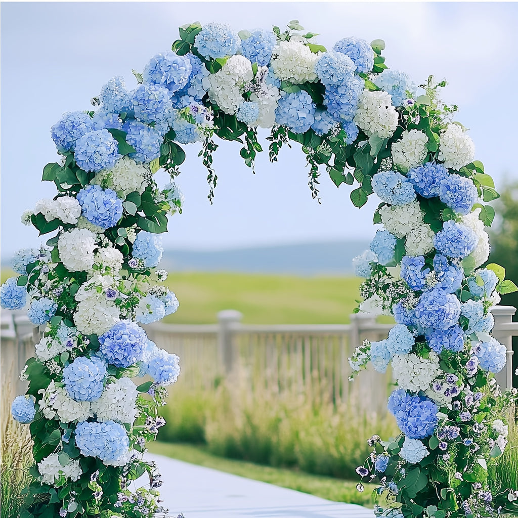 Bulk Artificial Hydrangea Flower Heads 72pcs with Stems - Faux Hydrangea Flowers for Home, Wedding & Party Decorations, Floral Arrangements & Centerpieces