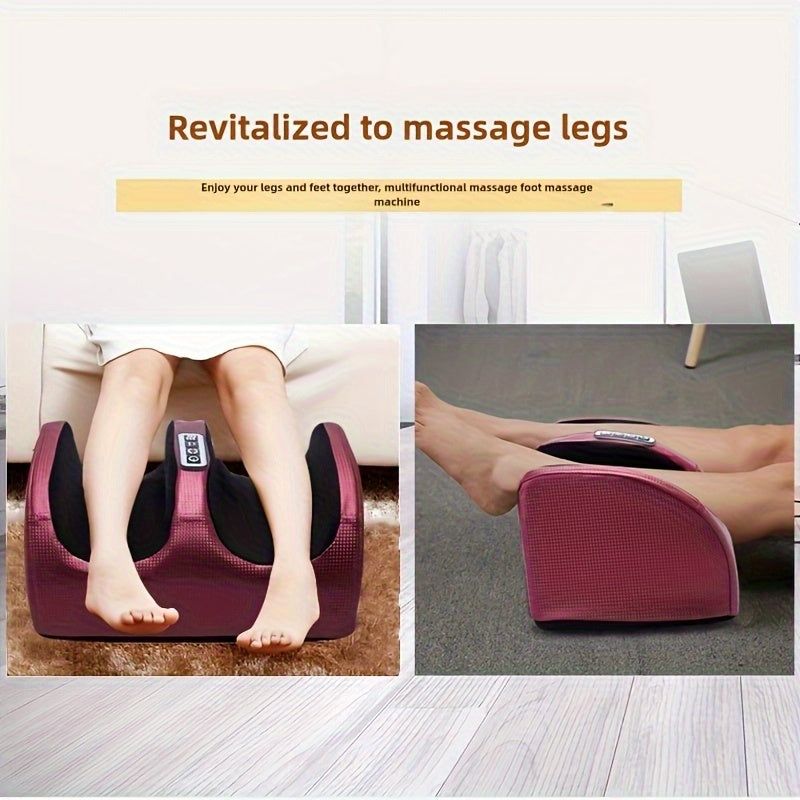 Foot Massager with Heat & Deep Kneading Compression for Legs, Feet & Arms – Electric Shiatsu Foot Massager for Home or Office Relief, Ideal Gift for Birthday, Christmas, Valentine's Day & Holidays