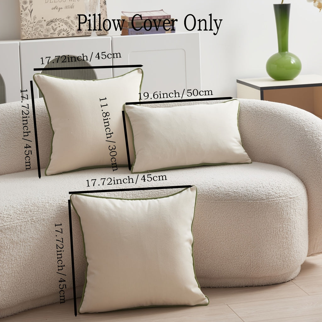 3D Embroidered Floral Bird Pillowcase – Colorful Spring Summer Decorative Cushion Cover for Sofa, Bedroom & Living Room, 2 Size Options, 1pc