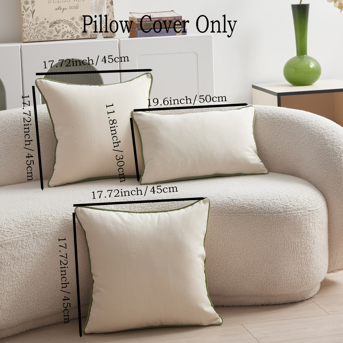 3D Embroidered Floral Bird Pillowcase – Colorful Spring Summer Decorative Cushion Cover for Sofa, Bedroom & Living Room, 2 Size Options, 1pc