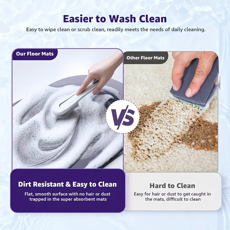 Sunflower Absorbent Floor Mat – Quick-Dry Diatomite Bath Mat for Bathroom, Kitchen & Entryway