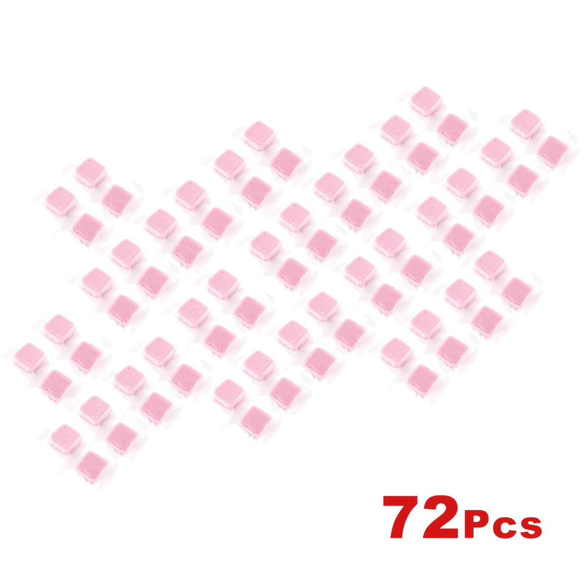 Toilet Bowl Cleaner Tablets Pink Effervescent Automatic Cleaning Tabs Powerful Descaling Deodorizing Long-Lasting Fragrance Household Bathroom 36 72 108 Pcs