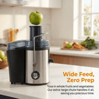Centrifugal Juicer Machine 2-Speed Wide 3-Inch Feed Chute 54oz Pulp Container Easy to Clean Fruit Vegetable Juice Extractor