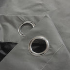 100% Blackout Solid Color Grommet Curtains 2 Panels - Lightweight Thermal Insulated Noise Reducing Light Blocking Drapes in Gray Beige Pink, 52W x 63 84 96 Inch, Bedroom Living Room