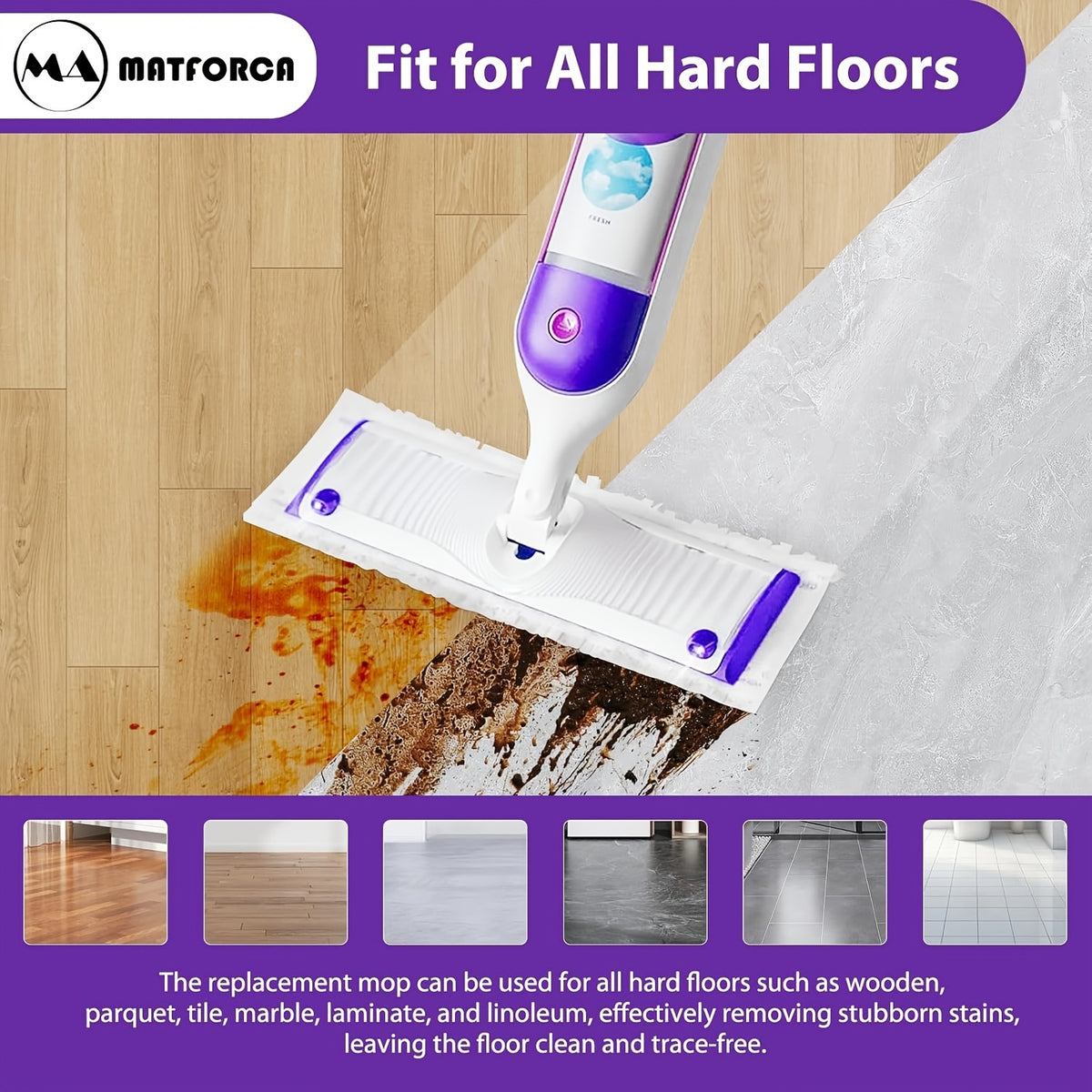 Swiffer PowerMop Compatible Disposable Mop Pad Refills – Multi-Surface Floor Cleaning Pads for Hardwood, Tile & Laminate | 15 or 50 Count