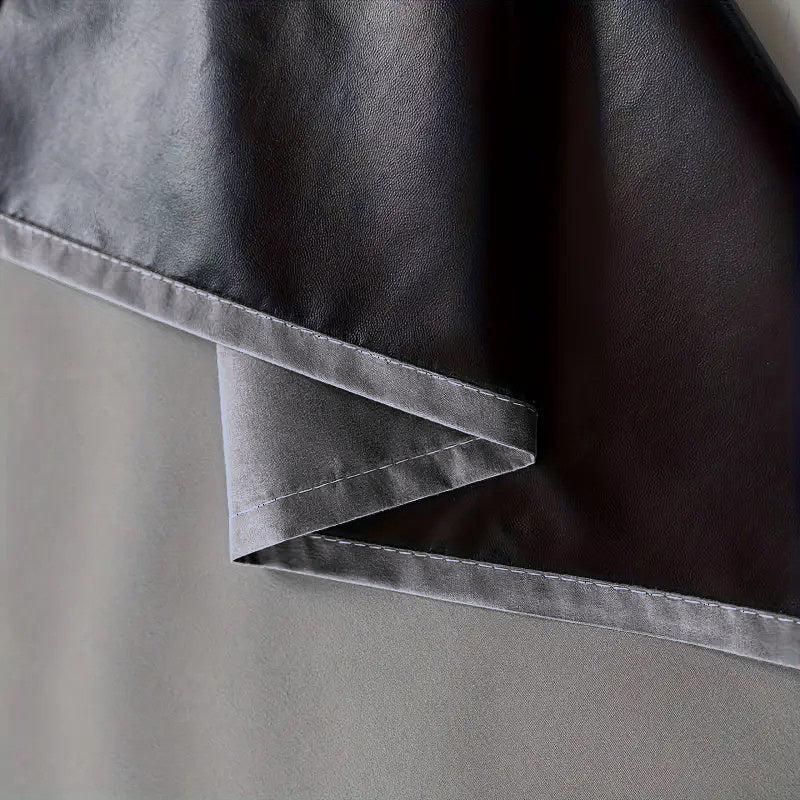 Blackout Curtains 4 Panel Set Rod Pocket – 100% Thermal Insulated Noise Reducing Solid Polyester, Laminated Lining, 7 Colors 7 Sizes