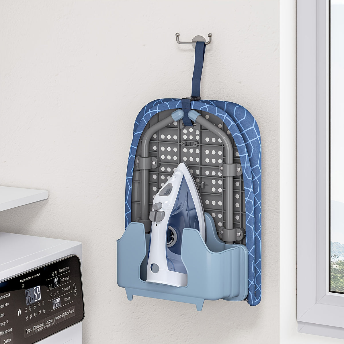 Tabletop Ironing Board Small Portable with 2 Heat-Resistant Covers & Holder – Non-Slip Feet, Compact Design for Home & Travel | Grey, Beige, Blue, Pink, Black