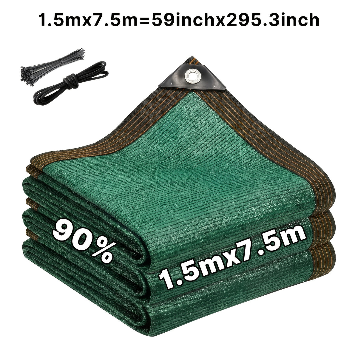 Privacy Screen Fence Heavy Duty HDPE Mesh Outdoor Shade Cloth Barrier 5x25ft 6x50ft with Rope Green Brown Black