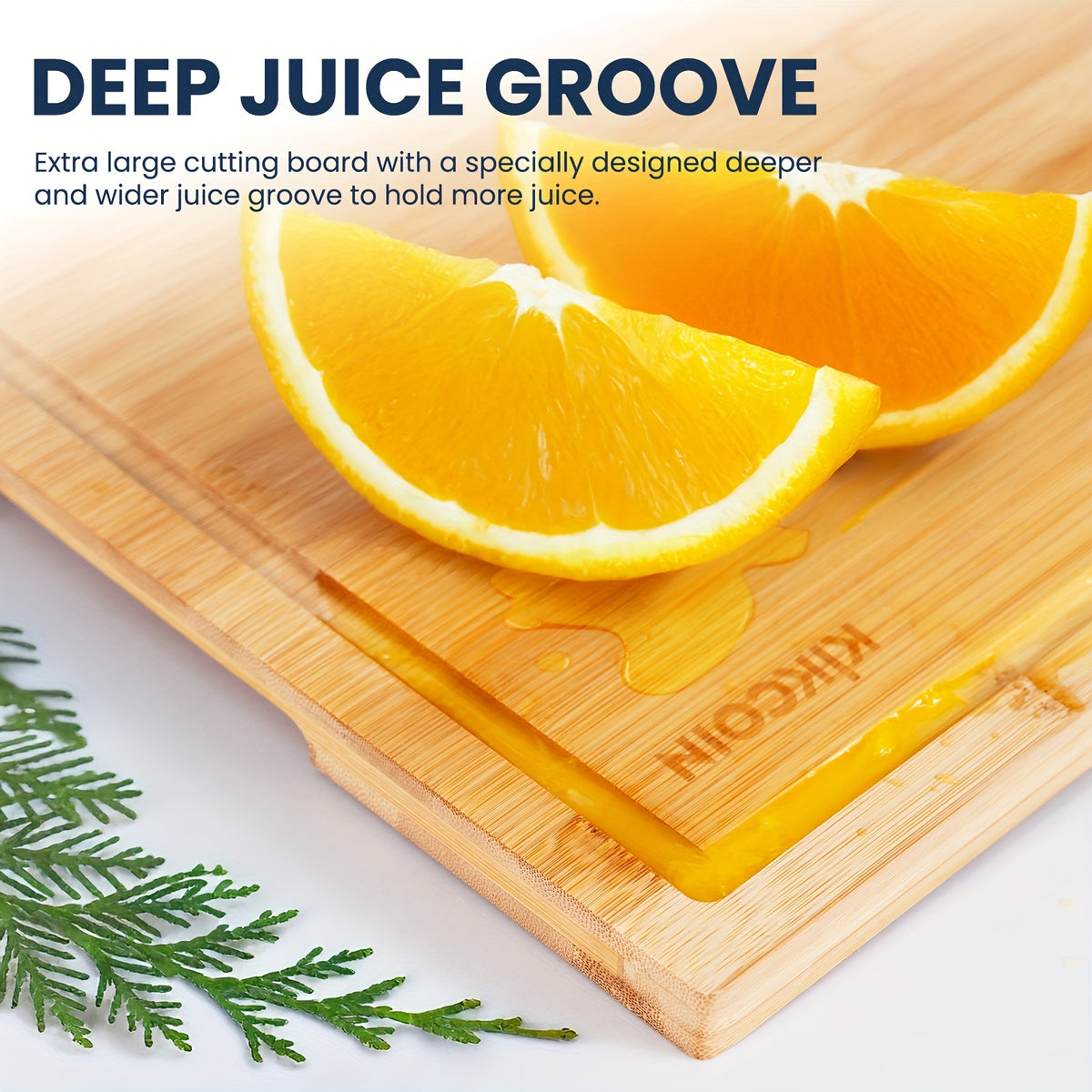 Bamboo Cutting Board Set with Storage Rack and Juice Groove - Kitchen Chopping Boards for Vegetables, Meat, Fruit, Bread & Cheese, Eco Friendly Bamboo Kitchen Board Gift