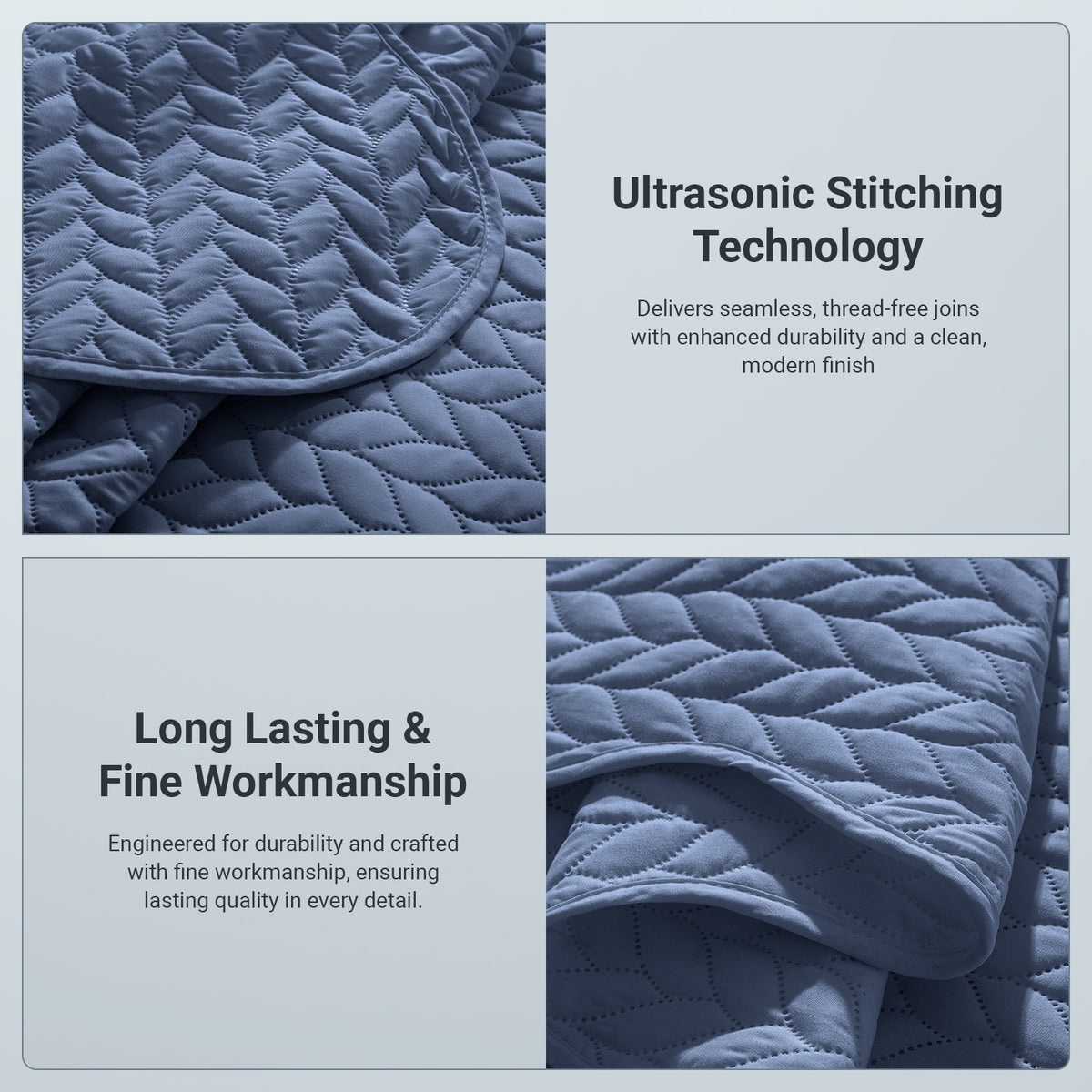 Microfiber Quilt Bedspread Set All Season Lightweight – Soft Breathable Quilted Coverlet Twin Full Queen King 16 Colors Machine Washable