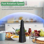 Fly Repellent Fan for Tables 6-Pack – Holographic Blade Food Fan to Keep Flies Away, Battery Powered, Indoor Outdoor, Party BBQ Picnic Home Travel