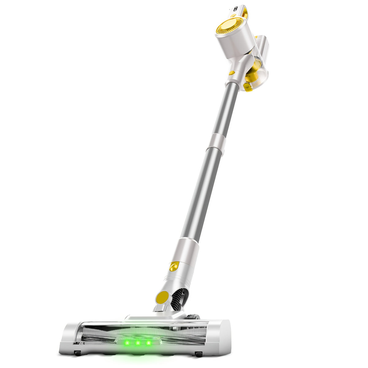 Cordless Stick Vacuum Cleaner 51-68KPa – 3-Speed Adjustable, 45-Min Runtime, Detachable Handheld, LED Floor Brush for Pet Hair, Carpet & Hard Floor