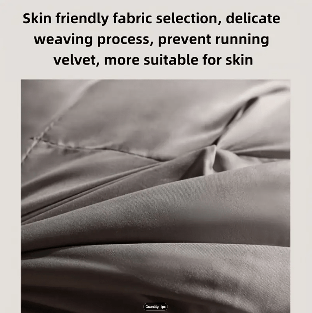 Hotel Quality Bed Pillows - Luxury Soft Polyester Fiber Satin Cover, Deep Sleep Neck Support No-Collapse, Zipper Closure Machine Washable, All-Season, 1/2/3/4-Pack White & Gray