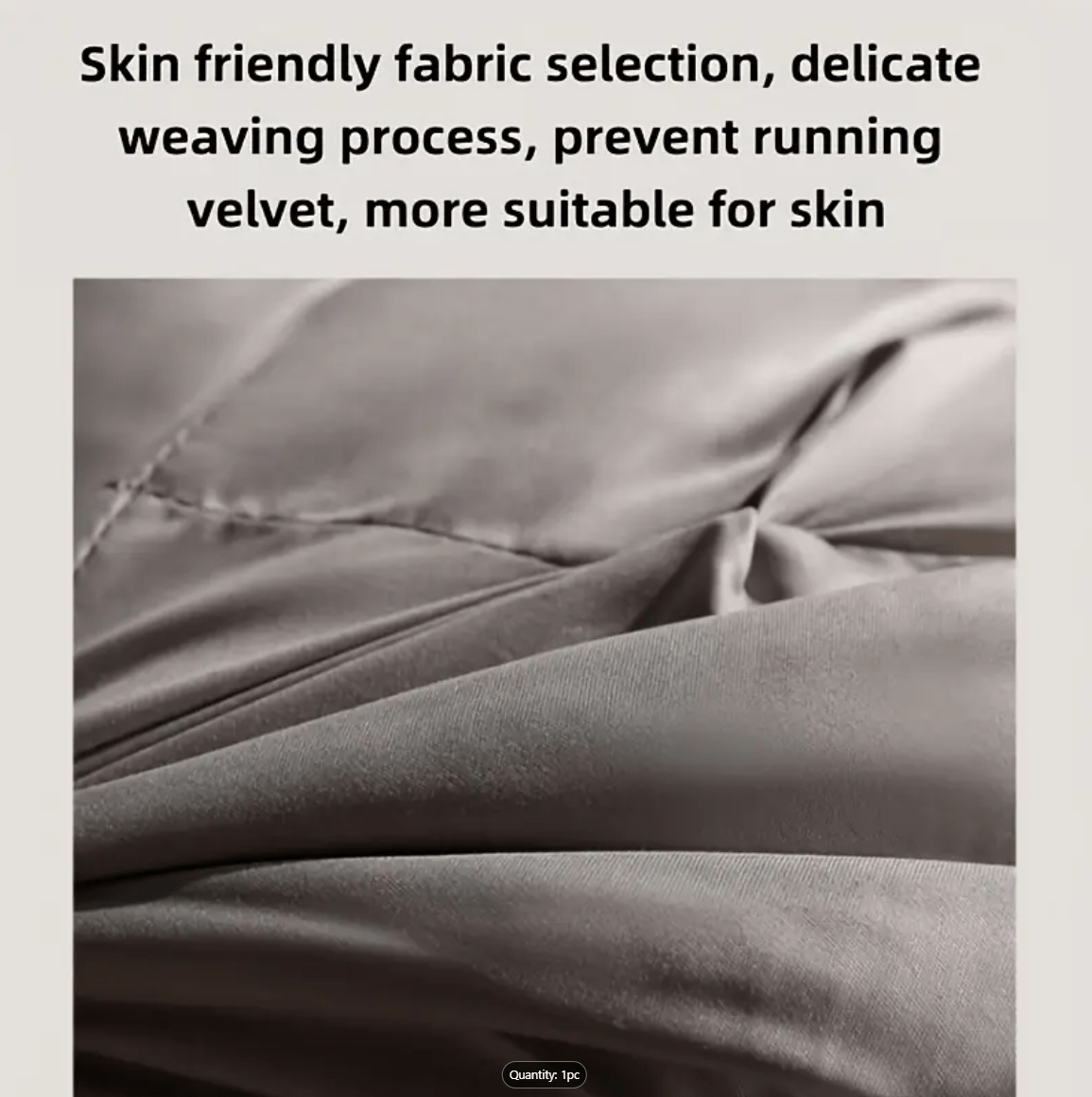 Hotel Quality Bed Pillows - Luxury Soft Polyester Fiber Satin Cover, Deep Sleep Neck Support No-Collapse, Zipper Closure Machine Washable, All-Season, 1/2/3/4-Pack White & Gray