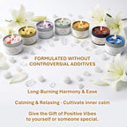 Manifestation Candle – Scented Soy Wax Candle with Golden Crystal & Guidance Card, 3oz, 12+ Hr Burn, for Focus, Meditation & Yoga | Abundance & Law of Attraction Gift for Women (1 or 2 Pack)