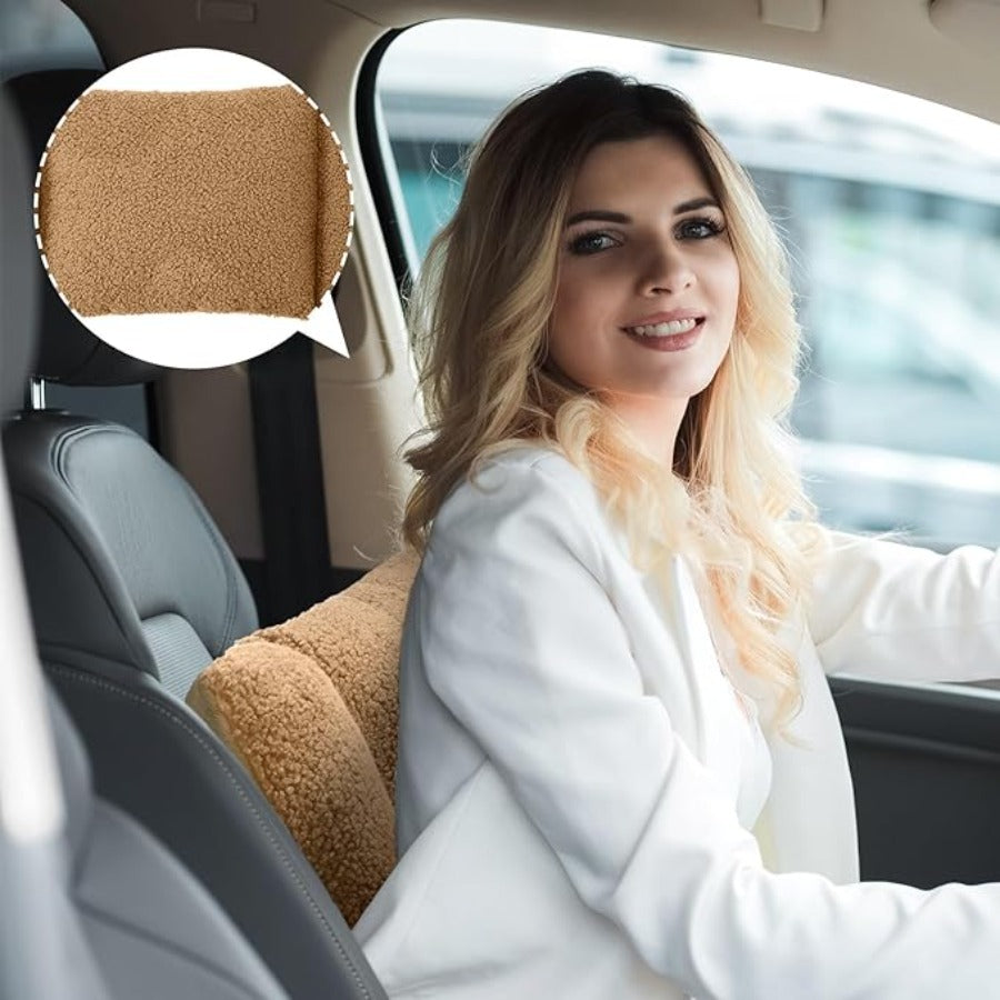 3-Section Adjustable Lumbar Support Pillow for Office Chair Sofa Bed Car Seat Ergonomic Back Cushion Hand Washable 5 Colors