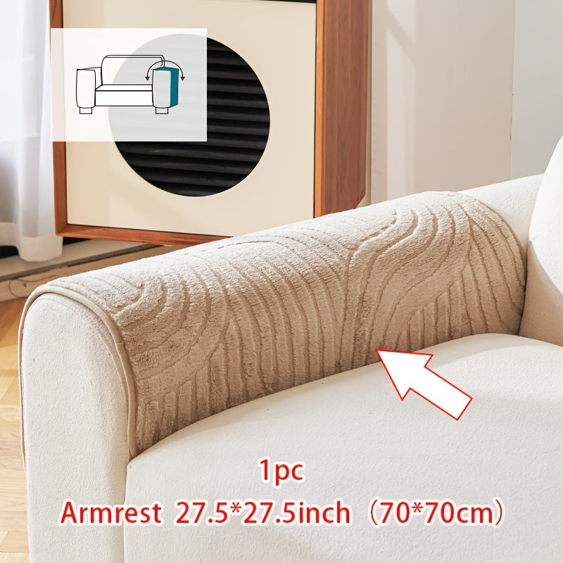 Bohemian Plush Sofa Cushion Cover Christmas Decorative Non-Slip Machine Washable Pet-Friendly All-Season Pillow Cover for Living Room Bedroom Office Home Decor