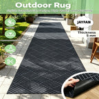 Hallway Runner Rug Non-Slip Vintage Diamond Pattern Machine Washable Rubber Backed – Kitchen, Entryway & Living Room Runner, 5 Sizes, Dark Gray & Dark Red