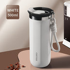 Insulated Travel Mug 16.91oz 304 Stainless Steel Vacuum – Leak-Proof Non-Slip Portable Coffee Cup for Indoor & Outdoor, Winter Holiday Gift