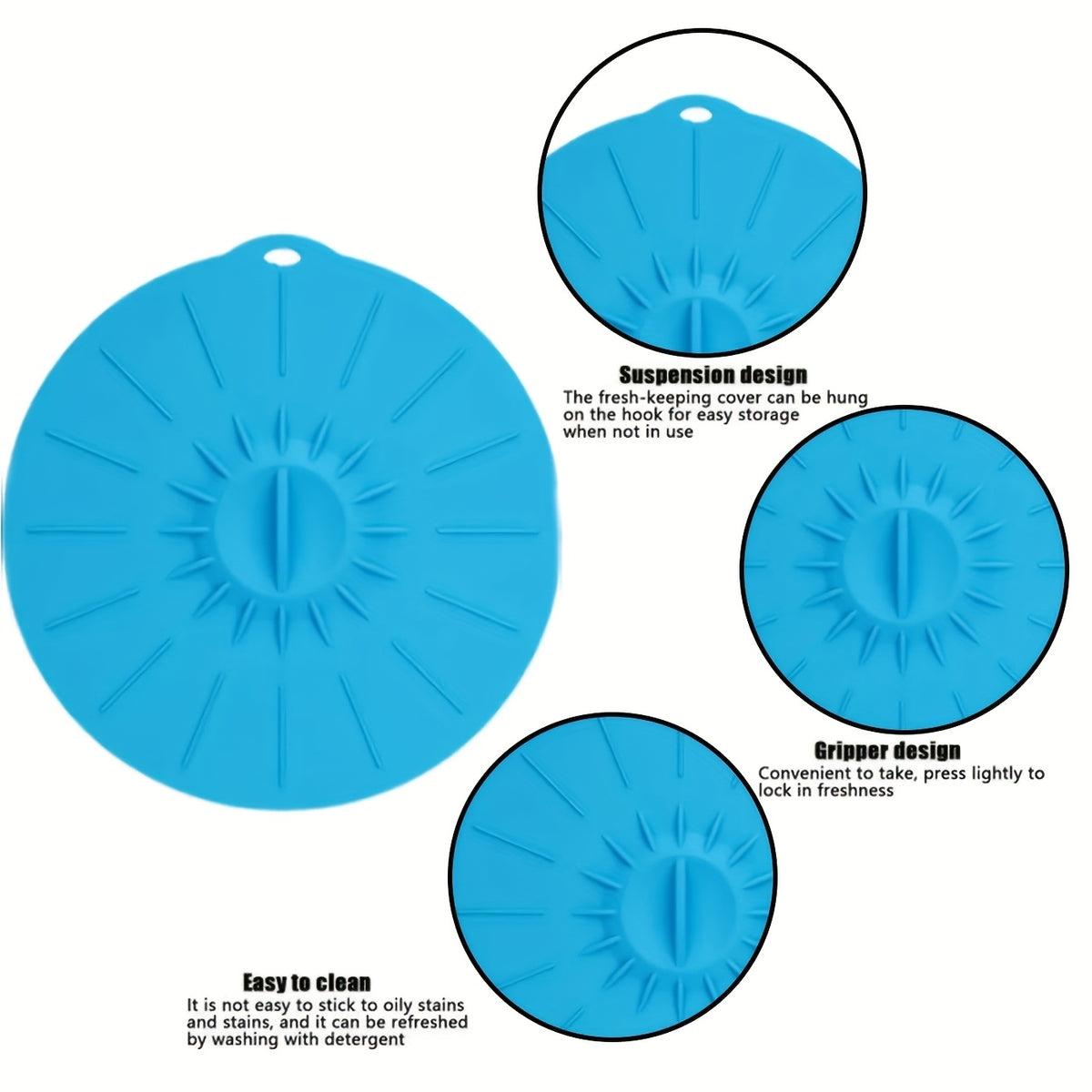 7-Pack Silicone Lids with 5 Sizes – Reusable Microwave Splatter Cover for Bowls, Cups, Pots & Pans | Heat Resistant, Dishwasher Safe, BPA Free