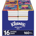 Pocket Facial Tissues 16 Packs 160 Total Tissues – Ultra-Soft Portable Travel Tissue Packets for Purse, Backpack, Car & On-the-Go Use