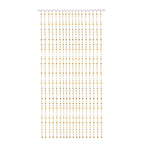 Acrylic Beaded Curtain 35.5x72 Inch for Doorways and Windows - Boho Room Divider and Closet Door Curtain - Decorative Bead Curtain for Bedroom, Wedding, Events and Retail Window Display