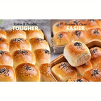 11 Inch Non-Stick Square Baking Pan Carbon Steel Jelly Roll Tray - Oven Baking Sheet for Cake Rolls Cookies Nougat Puff Pastry