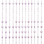 Acrylic Beaded Curtain 35.5x72 Inch for Doorways and Windows - Boho Room Divider and Closet Door Curtain - Decorative Bead Curtain for Bedroom, Wedding, Events and Retail Window Display