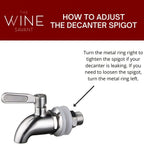 Glass Liquor Decanter Set with 4 Spherical Cups 1000ml Bar Whiskey Wine Pourer Dispenser Gift for Men