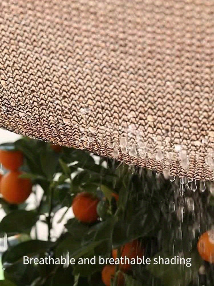Anti-UV Sunshade Net for Garden, Greenhouse, Pergola & Terrace – Durable Sun Protection Shade Cloth for Plants & Outdoor Spaces | Brown & Black, Multiple Sizes