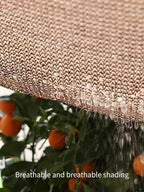 Anti-UV Sunshade Net for Garden, Greenhouse, Pergola & Terrace – Durable Sun Protection Shade Cloth for Plants & Outdoor Spaces | Brown & Black, Multiple Sizes