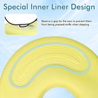 C-Shaped Ergonomic Neck Pillow with Cooling Gel – Multi-Angle Cervical & Spine Support for Side, Back & Stomach Sleepers, Removable Cool Pillowcase | Gray
