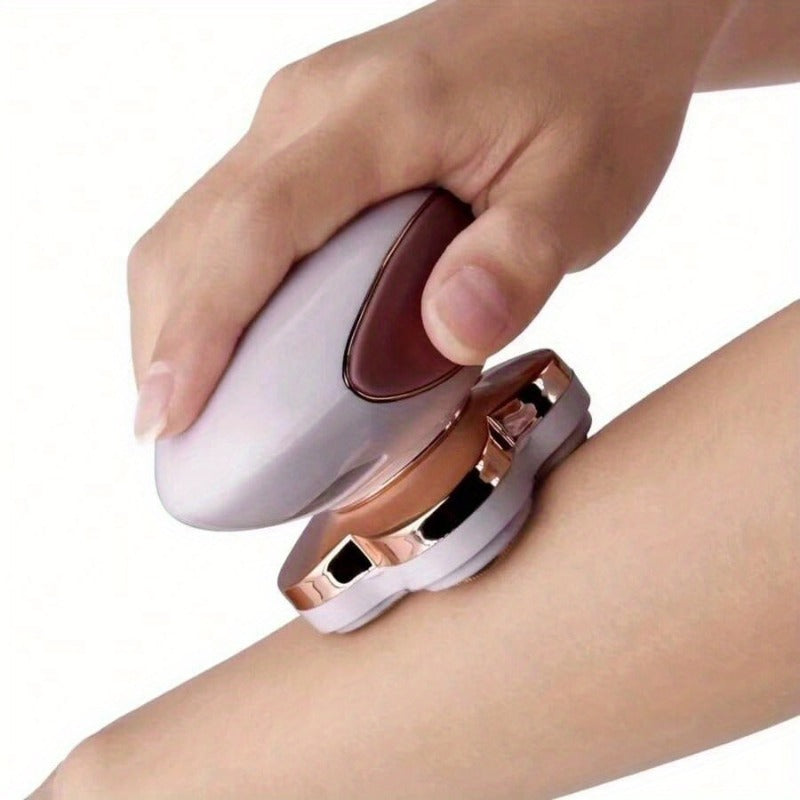 Women's Full Body Electric Razor 4-Head 360° Rotating, USB Wet Dry Shaver for Face Bikini Legs Arms Underarms, Portable Hair Removal Tool with Trimmer Accessories