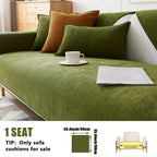 Chenille Ribbed Sofa Cover – Pet-Friendly Non-Slip Stretch Slipcover, Machine Washable Sofa Protector for 2, 3 & 4-Seater and Sectional Sofas, Modern Living Room Couch Cover