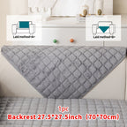Short Plush Sofa Cover Soft Thick Pet Friendly All Season Sofa Protector Machine Washable for 1 2 3 4 Seater Living Room Bedroom Office Winter