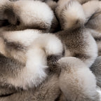 Faux Rabbit Fur Throw Blanket – Double Layer, Thick & Warm, Fluffy Luxury Blanket in Gradient Colors | 3 Sizes: 40x60, 60x80 & 90x108 Inch | Cozy for Sofa, Bedroom & Living Room | Perfect Winter Gift