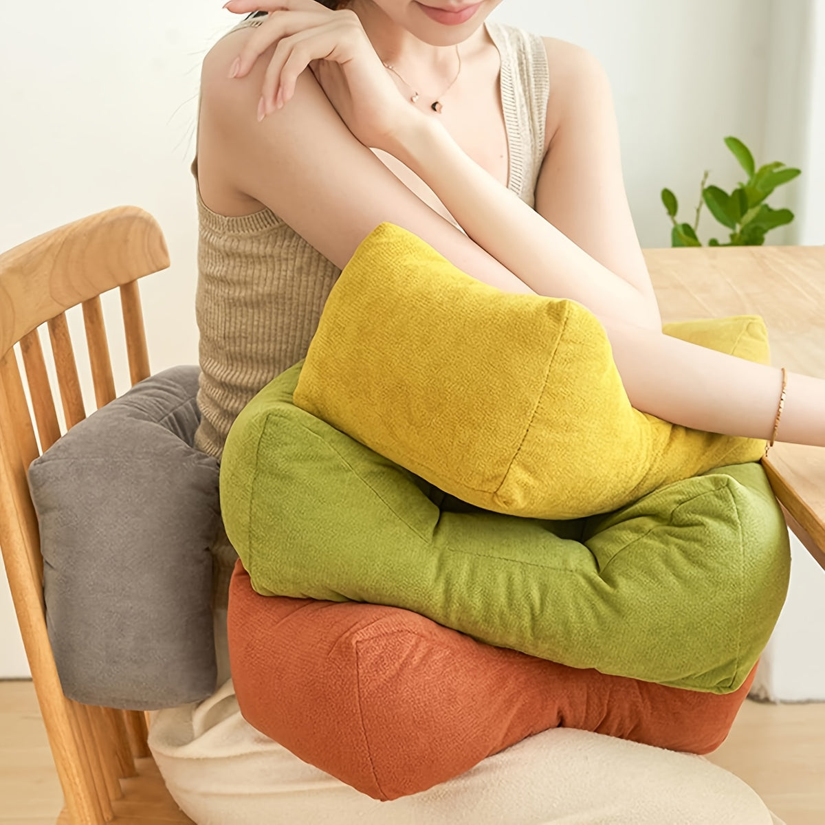Lumbar Support Pillow Adjustable Back Cushion for Office Chair, Home, Travel & Student Dormitory – Machine Washable Ergonomic Lumbar Pillow Gift