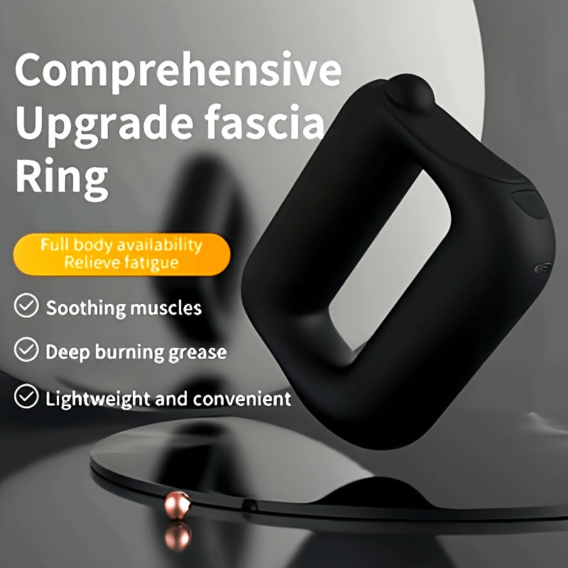 Fascia Ring Massager – Portable Multi-Function Neck Back Waist & Leg Body Massager with Adjustable Support Strap, Muscle Relaxation & Recovery Tool for Full Body Use, 3 Style Options