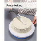 Rotating Cake Stand 11 Inch Non-Slip Base Smooth Spinning Turntable for Cake Decorating Icing Frosting Baking Display