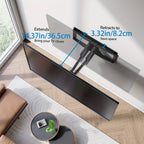 Full Motion TV Wall Mount for 37–86 Inch TVs, Heavy Duty Articulating Bracket, Swivel & Tilt, VESA 600x400mm, Holds Up to 100 lbs